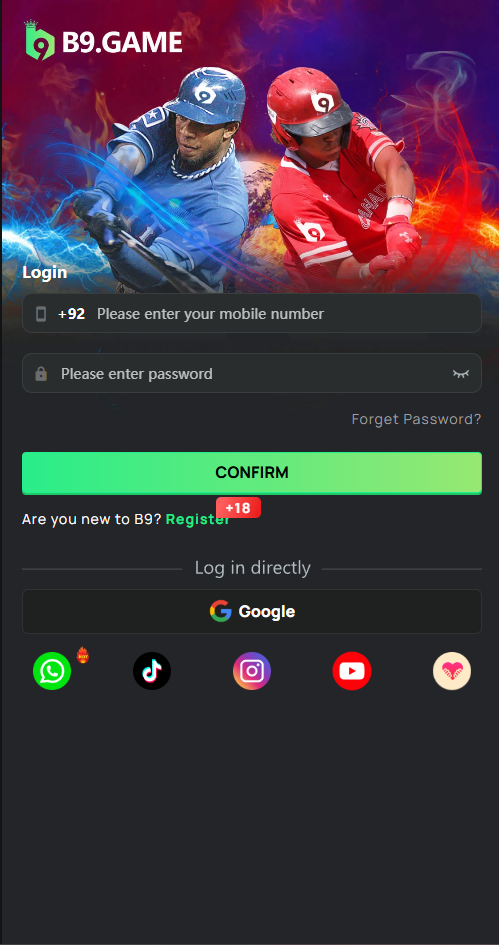 b9 game app slots lobby with hot and featured games